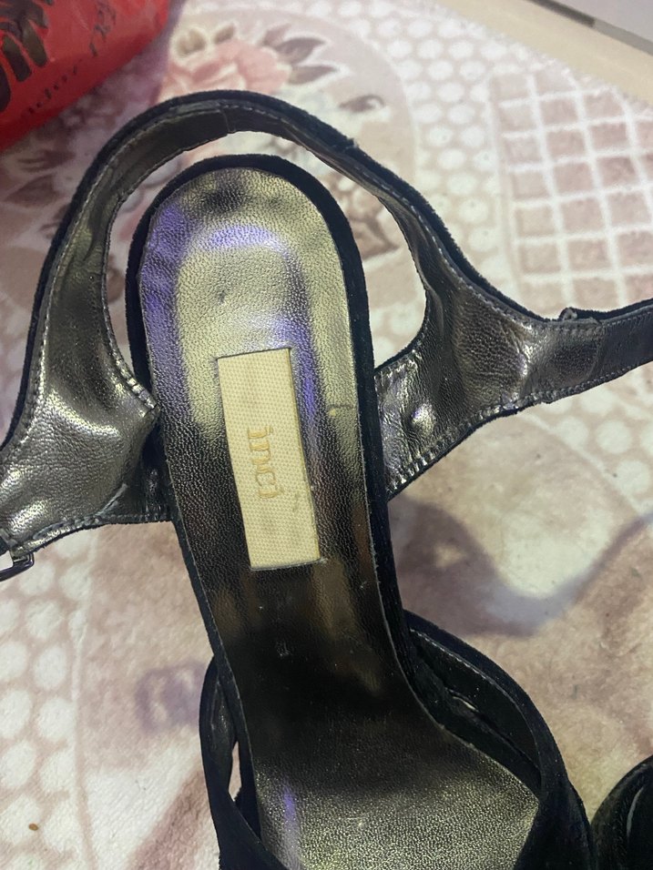 Siyah Goth Platform Topuklu Kadın Ayakkabı - Görsel 2