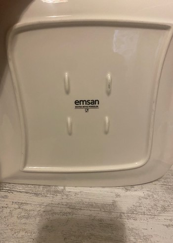 Beyaz Çiçek Desenli Porselen Yemek Takımı - Görsel 3