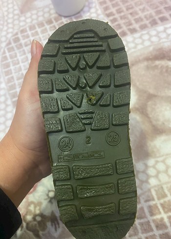 Yeşil Baskılı Çocuk Lastik Çizme - Görsel 5