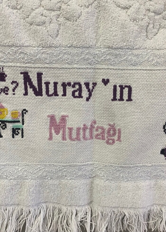 Kanaviçe havlu - Görsel 3