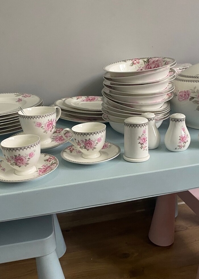 12 kişilik Güral porselen  yemek takımı - Görsel 2