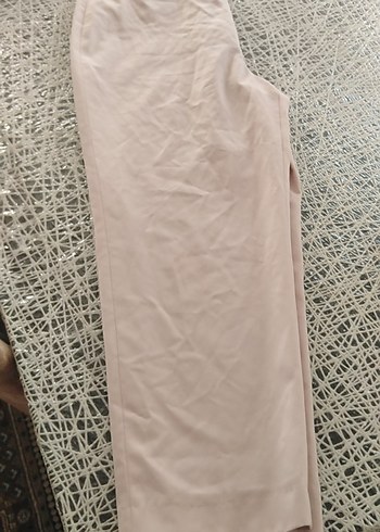 Bej Drapeli Kadın Kumaş Pantolon