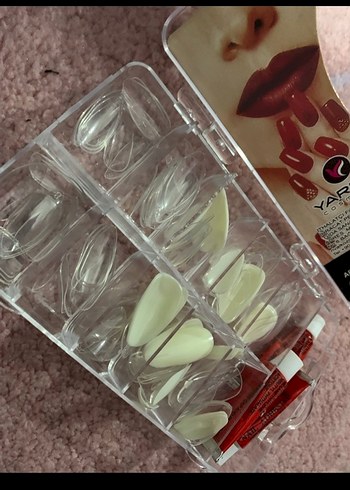 Pastel Pembe Tak ve Çık Tırnak Süsü - Görsel 4