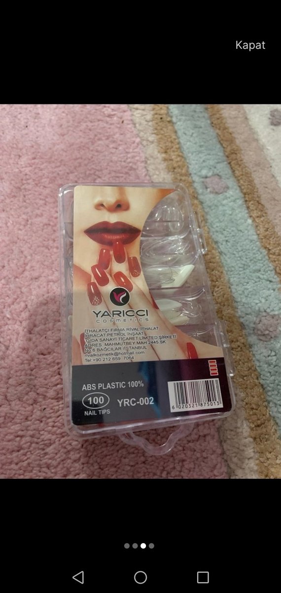 Pastel Pembe Tak ve Çık Tırnak Süsü - Görsel 3