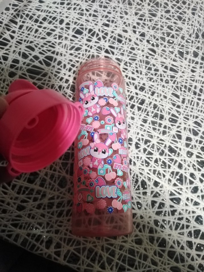 Çocuklar için Pembe Termos Matara - Görsel 2