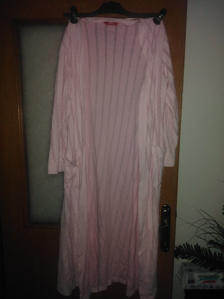 Pembe uzun Kadın Sabahlık - Görsel 2