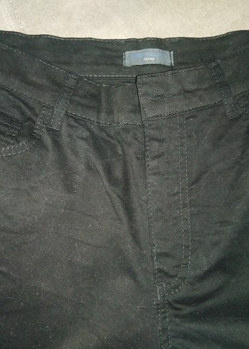 Erkek Siyah uzun Kumaş Pantolon - Görsel 5