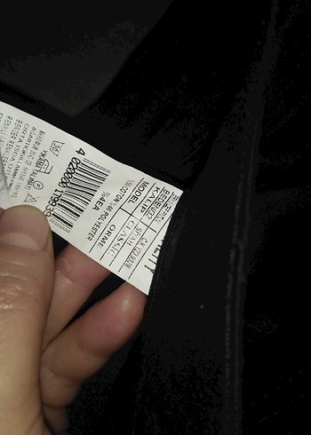 Erkek Siyah uzun Kumaş Pantolon - Görsel 3