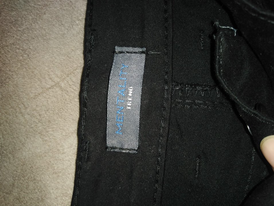 Erkek Siyah uzun Kumaş Pantolon - Görsel 4