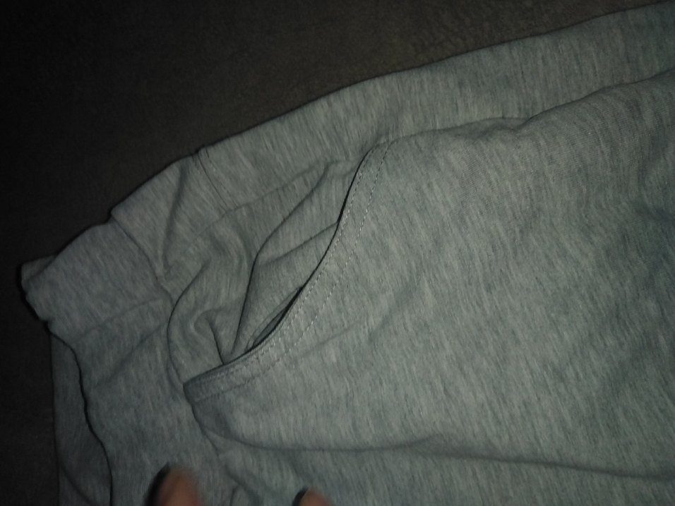 Gri Kadın Keten Salaş Eşofman Altı - Görsel 4