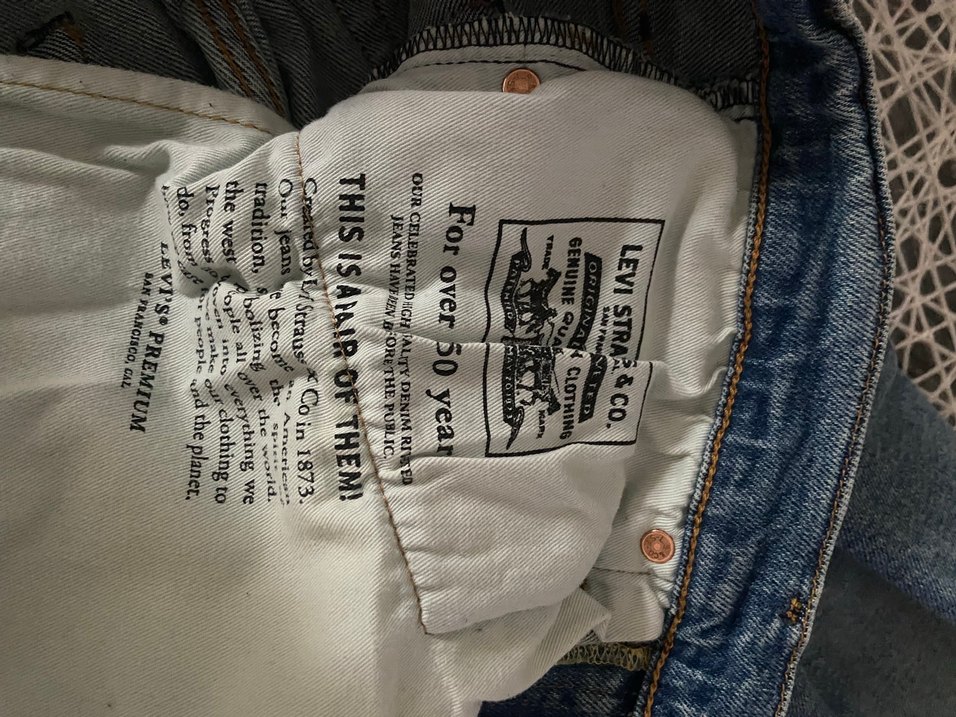 Levis Açık Mavi Denim Jean — görsel 4/7