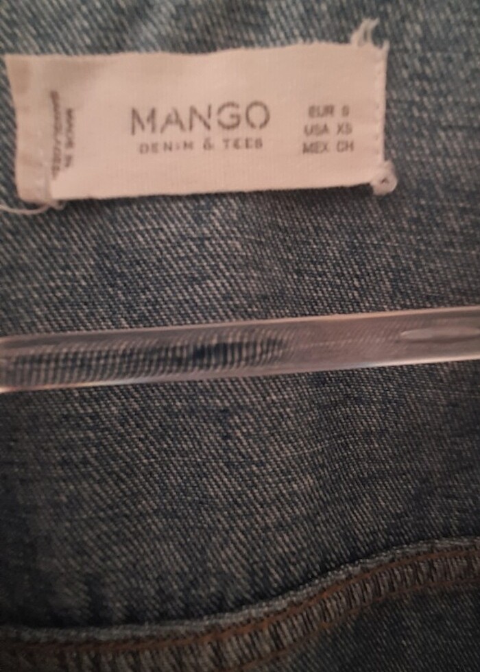 MANGO JEAN CEKET  - Görsel 2