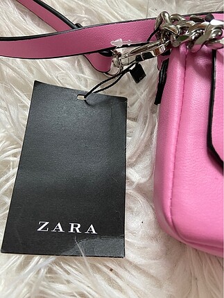 Zara Zara yeni etiketli pembe çanta