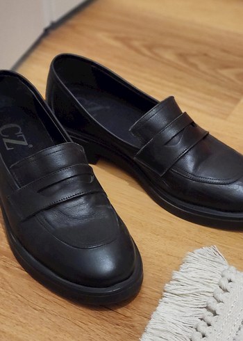 Siyah Kadın Loafer Ayakkabı