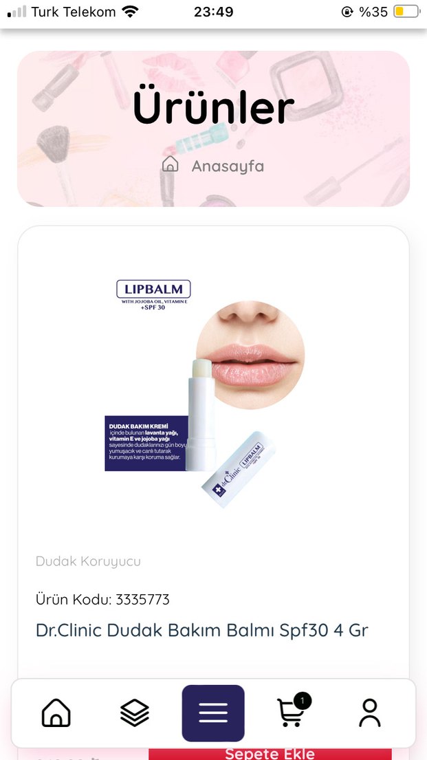 dr.Clinic Renkli Dudak Koruyucu SPF30 - Görsel 3