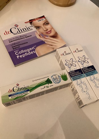 dr. Clinic Kollajen ve Peptit İçeren Diş Macunları - Görsel 2