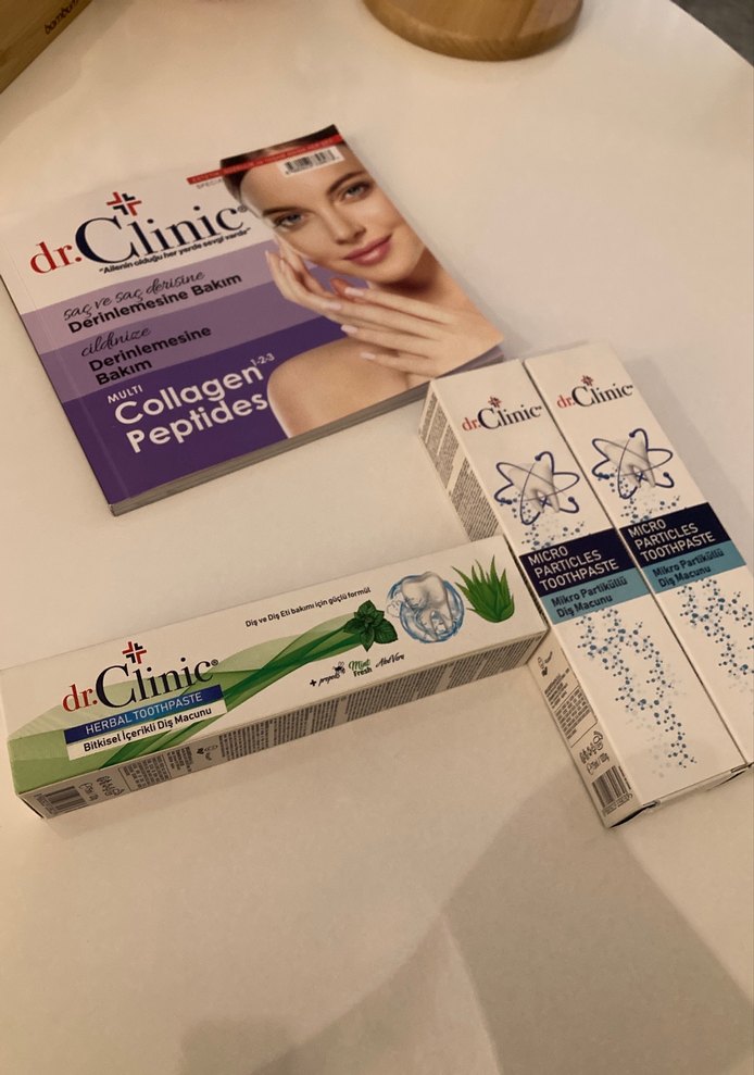 dr. Clinic Kollajen ve Peptit İçeren Diş Macunları - Görsel 2