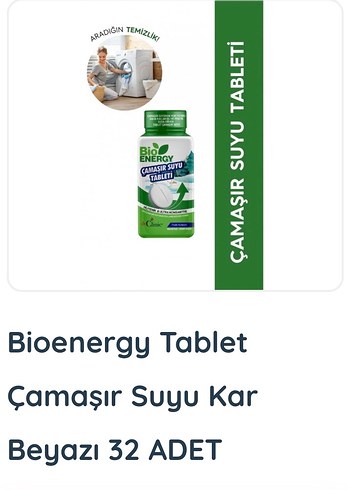 Bio Energy Tablet Çamaşır Suyu Konsantre - Görsel 3
