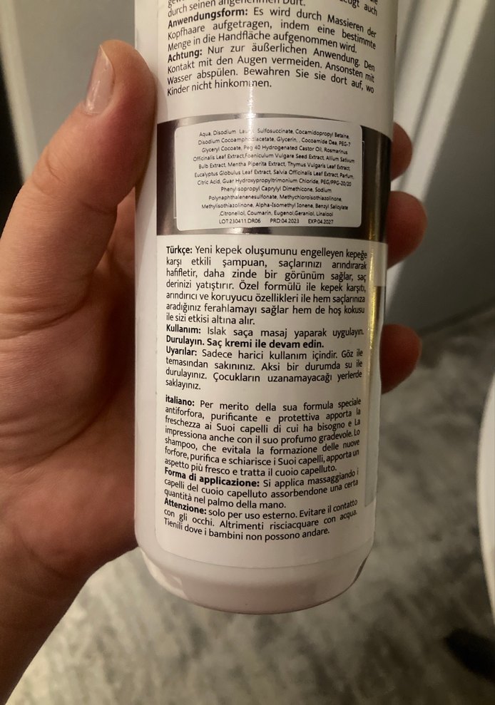 Dr. Clinic Kepek Önleyici Şampuan 400ml - Görsel 3