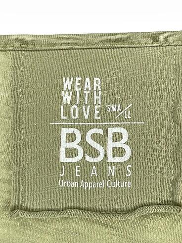 s Beden haki Renk BSB T-shirt %70 İndirimli.
