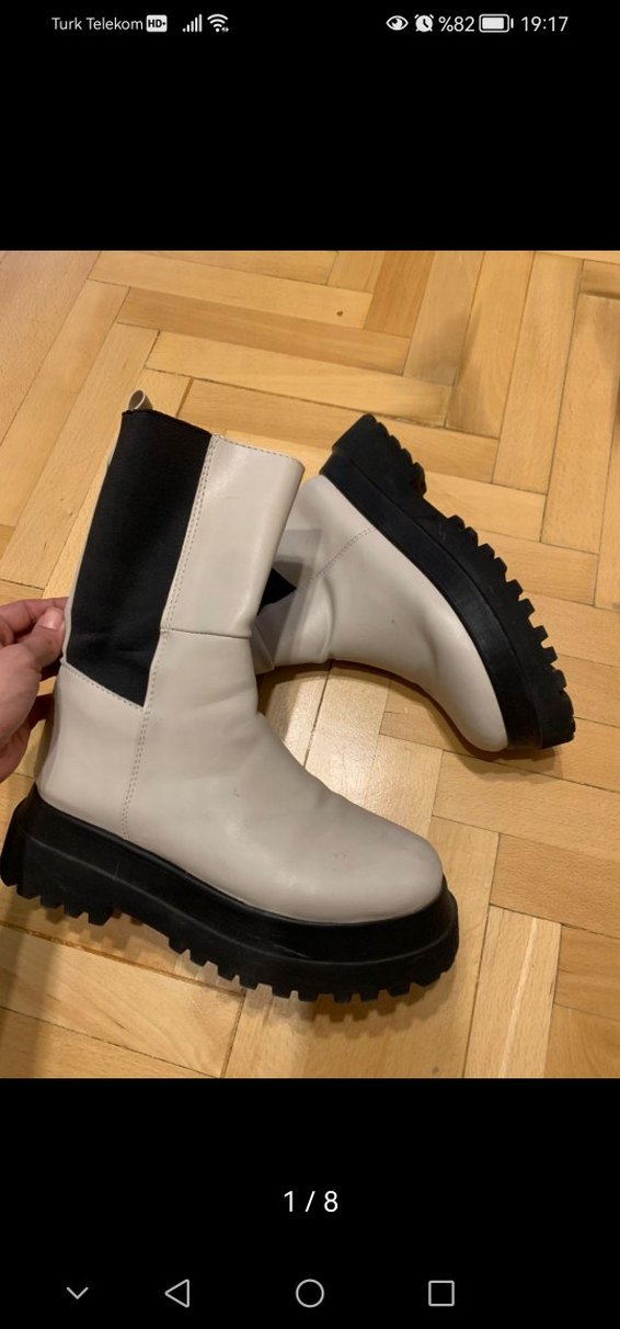 Kadın Bej rengi Botlar - Görsel 4