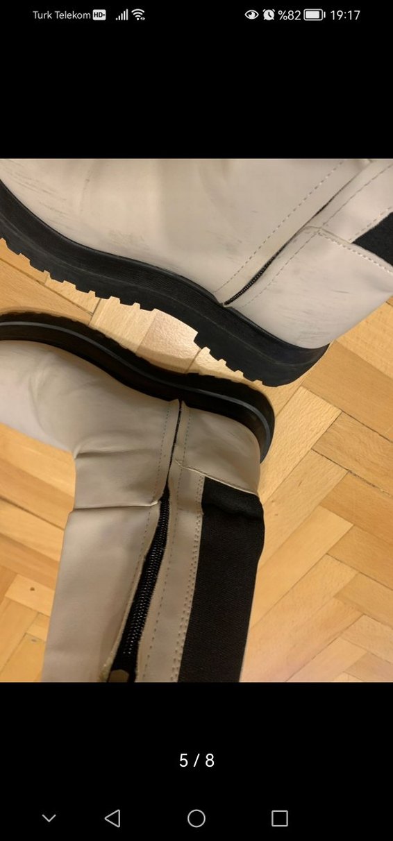 Kadın Bej rengi Botlar - Görsel 3