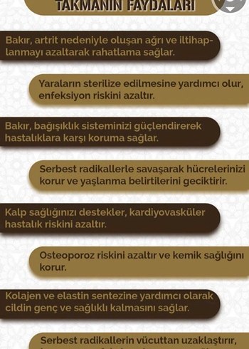 Beden çeşitli Renk Bakır renkli Desenli Bohem Kadın Bileklik ve yüzük