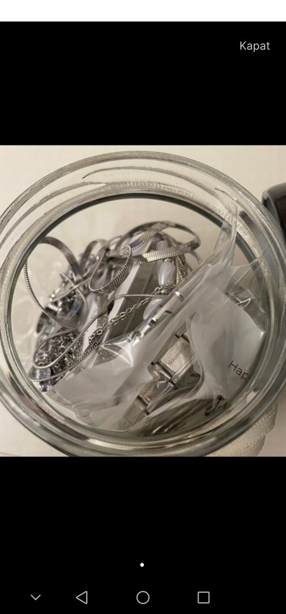 Renkli doğaltaşlı  İncili  karışık Takılar - Görsel 2