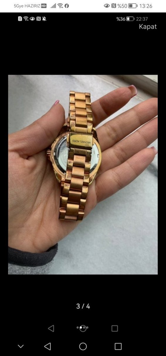 Michael Kors Klasik Altın Kadın Kol Saati - Görsel 2
