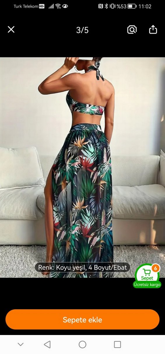 ŞAHANE MAYOKİNİ VE PAREO - Görsel 2