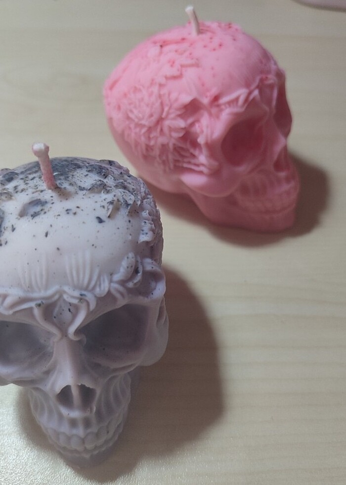 Skull kuru kafa mum - Görsel 2