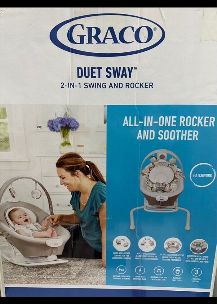 Graco elektirikli beşik - Görsel 2