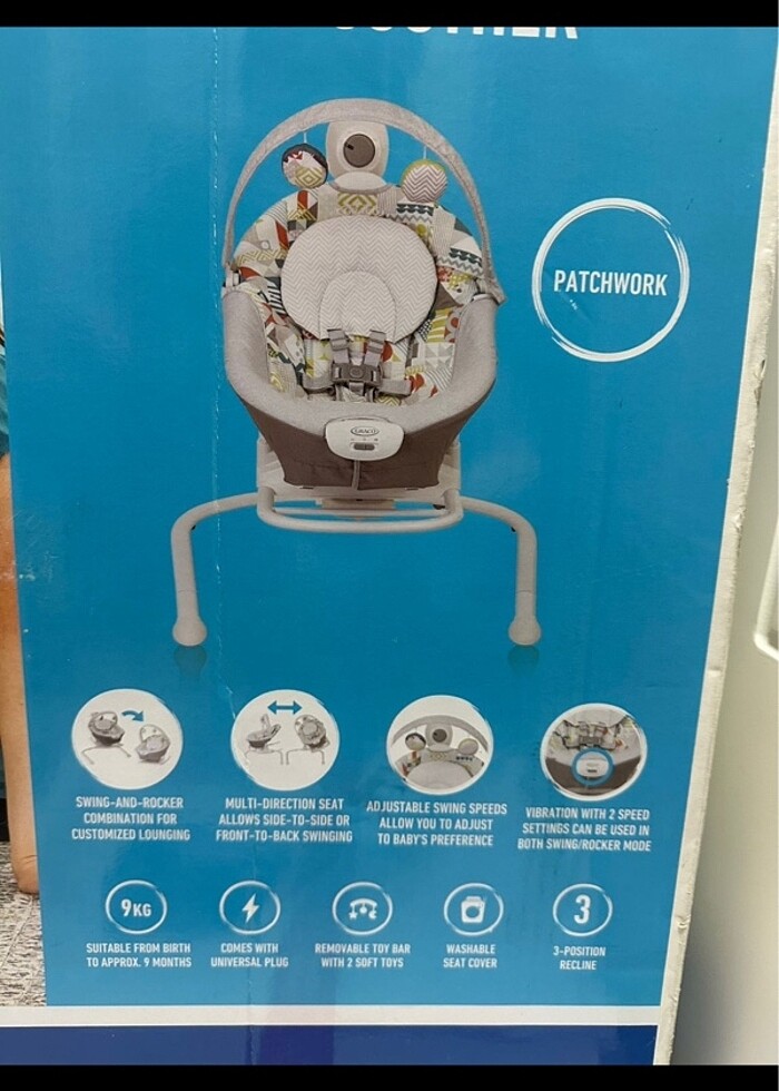 Graco elektirikli beşik - Görsel 3