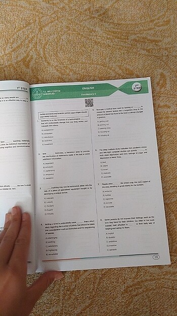Beden MEB 3 steps ydt English kitabi