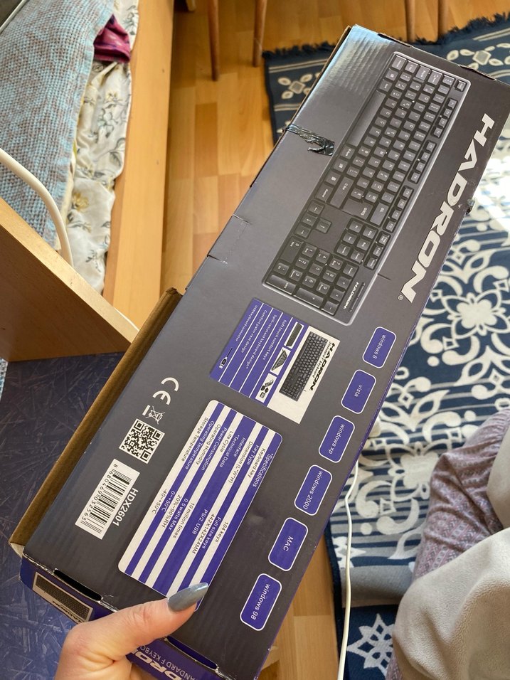 Siyah Standart F Klavye - Görsel 3