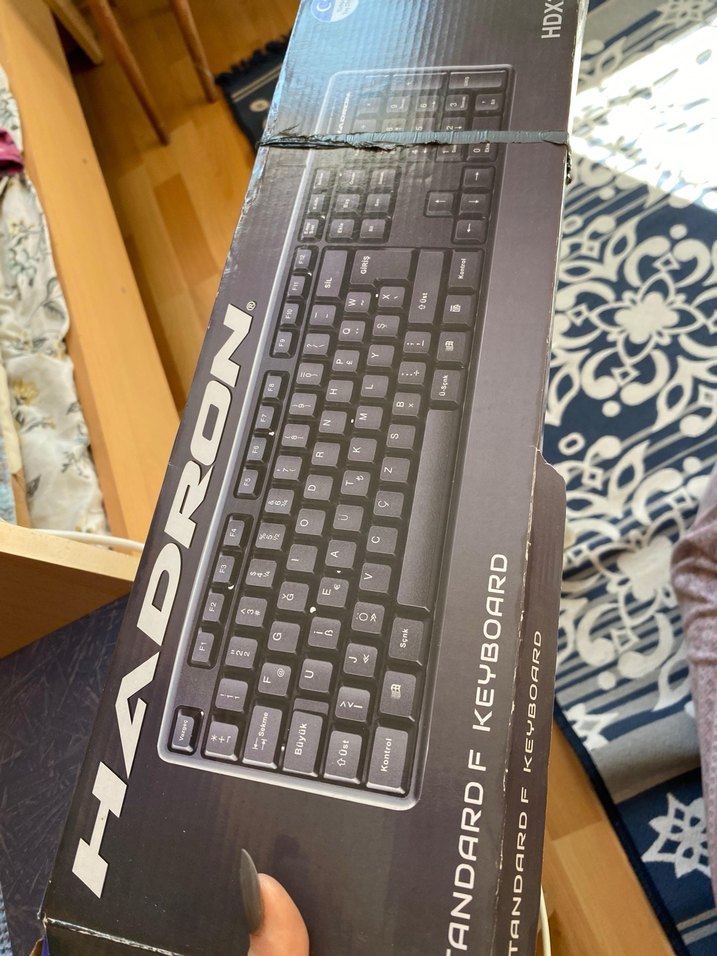 Siyah Standart F Klavye - Görsel 2