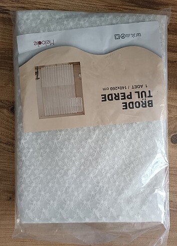 Beden Tül perde 2 adet aynı ölçülerde