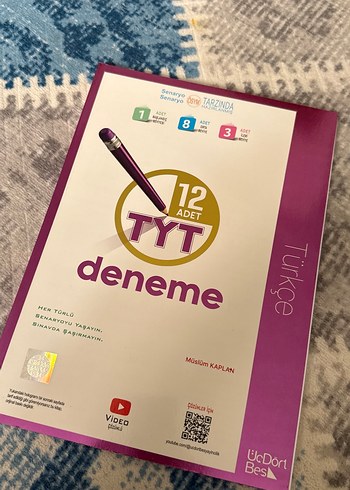 12 Adet TYT Türkçe Deneme Kitabı