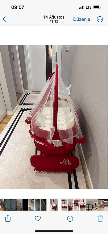 Diğer Bebek beşik temiz kullanıldı sadece 2 ay kadar hiçbir sorunu yok