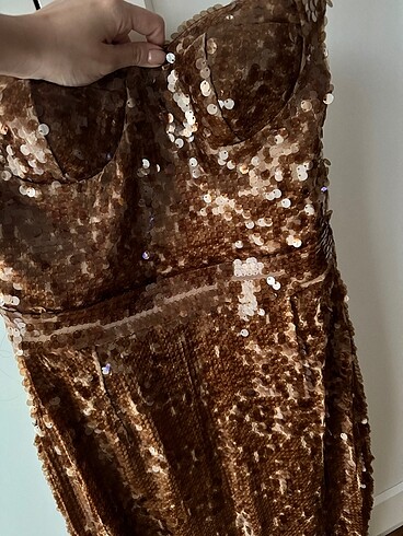 40 Beden kahverengi Renk New Arrivals | Elbise