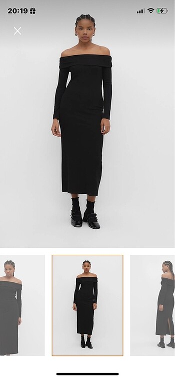 s Beden siyah Renk H&M elbise