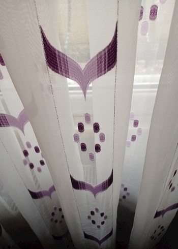 Açık Mor Desensiz Perde - Görsel 3