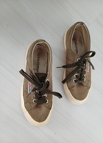 36 Beden haki Renk Vintage superga ayakkabı 
