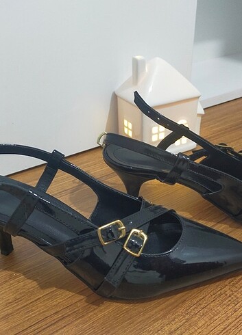 36 Beden siyah Renk Stiletto 