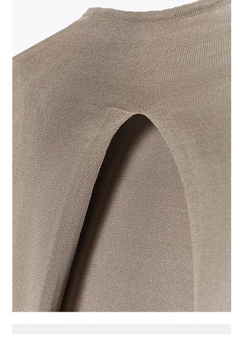 Zara Sırt Bağlamalı Triko Top - Görsel 8