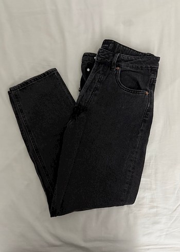 Stradivarius Siyah Mom Jean