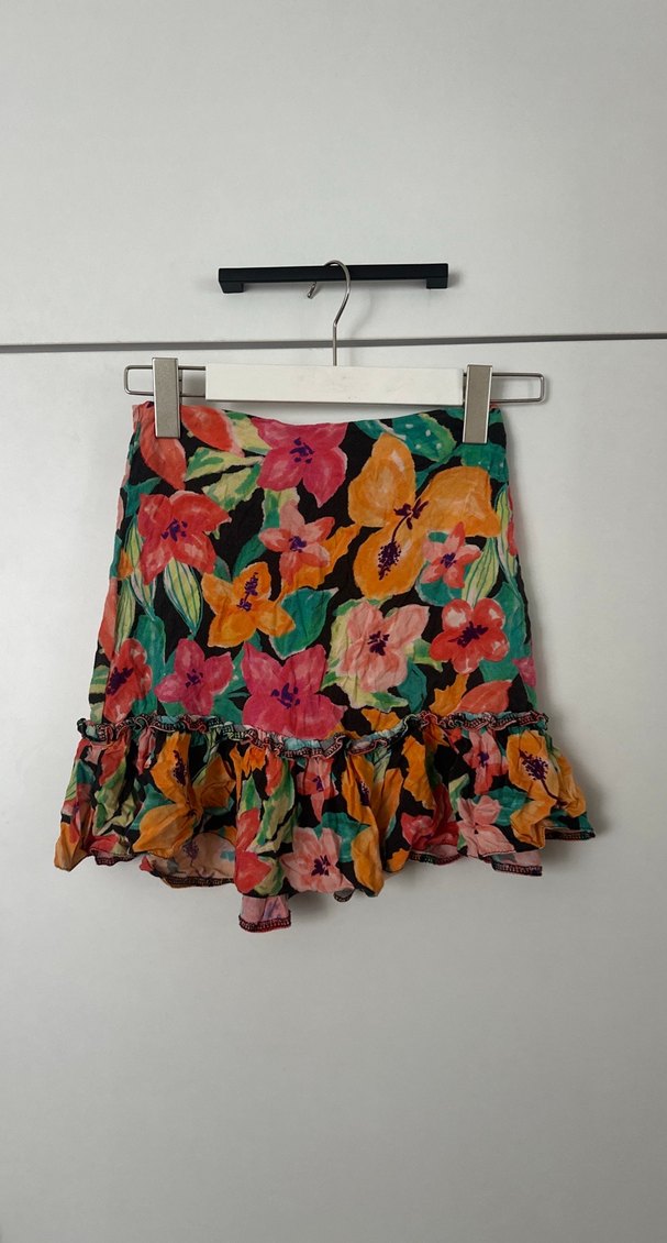 Çiçek Desenli Mini Fırfırlı Bohem alt üst takım - Görsel 2