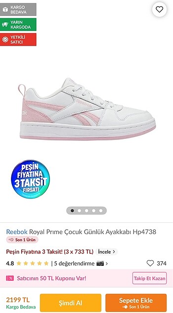 31 Beden beyaz Renk Kız çocuk spor ayakkabı