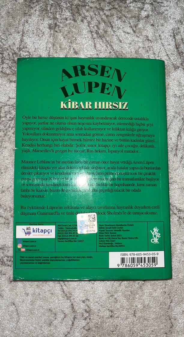 Kibar Hırsız Arsen Lupen - Dedektif Kitabı - Görsel 2