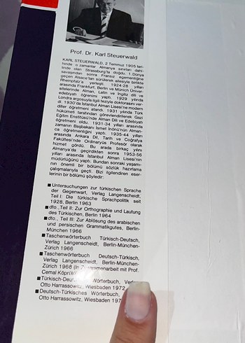 Karl Steuerwald Almanca Türkçe Sözlük